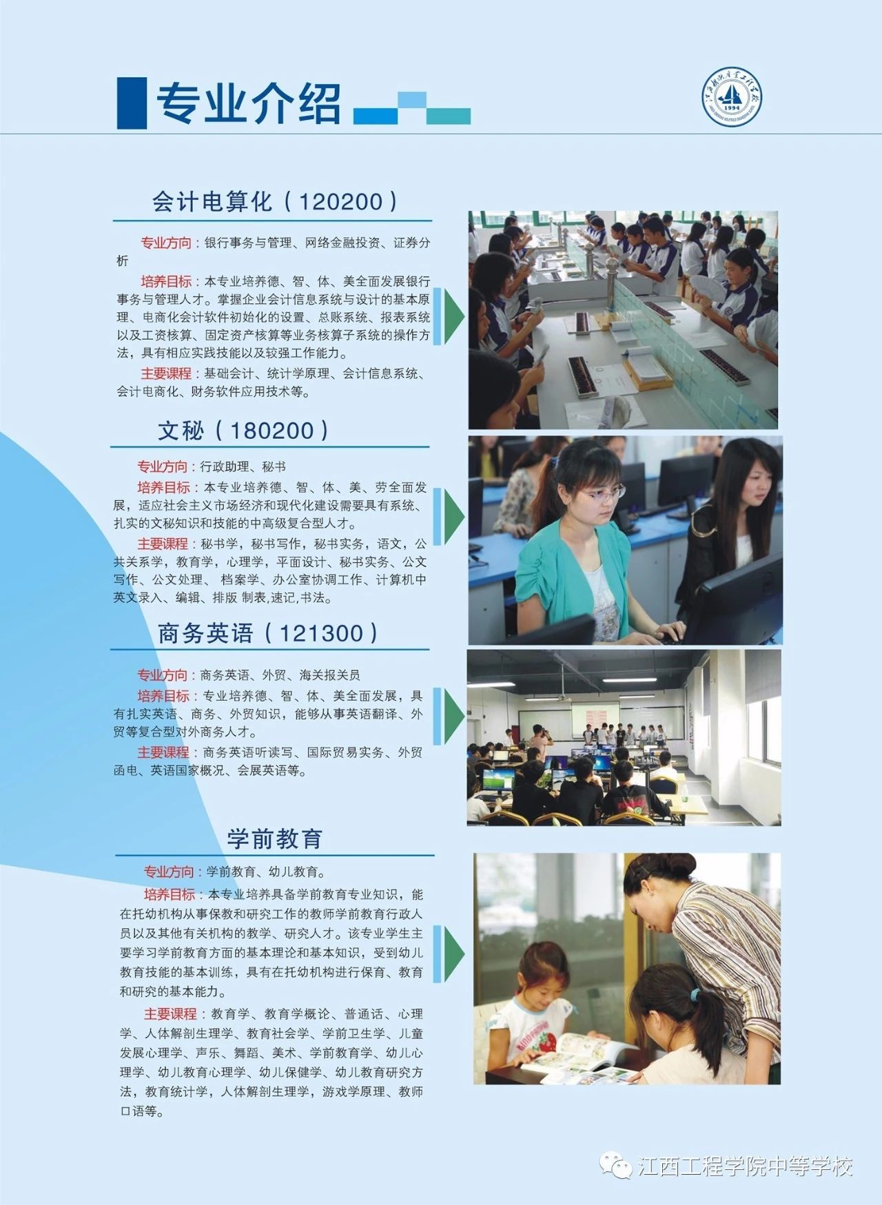 江西新興產業(yè)工程學校招生專業(yè)