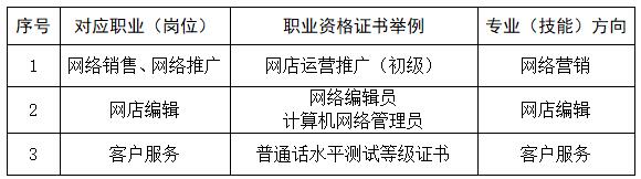 江西省井岡山應用科技學校中高職三二分段自主招生電子商務專業人才培養方案